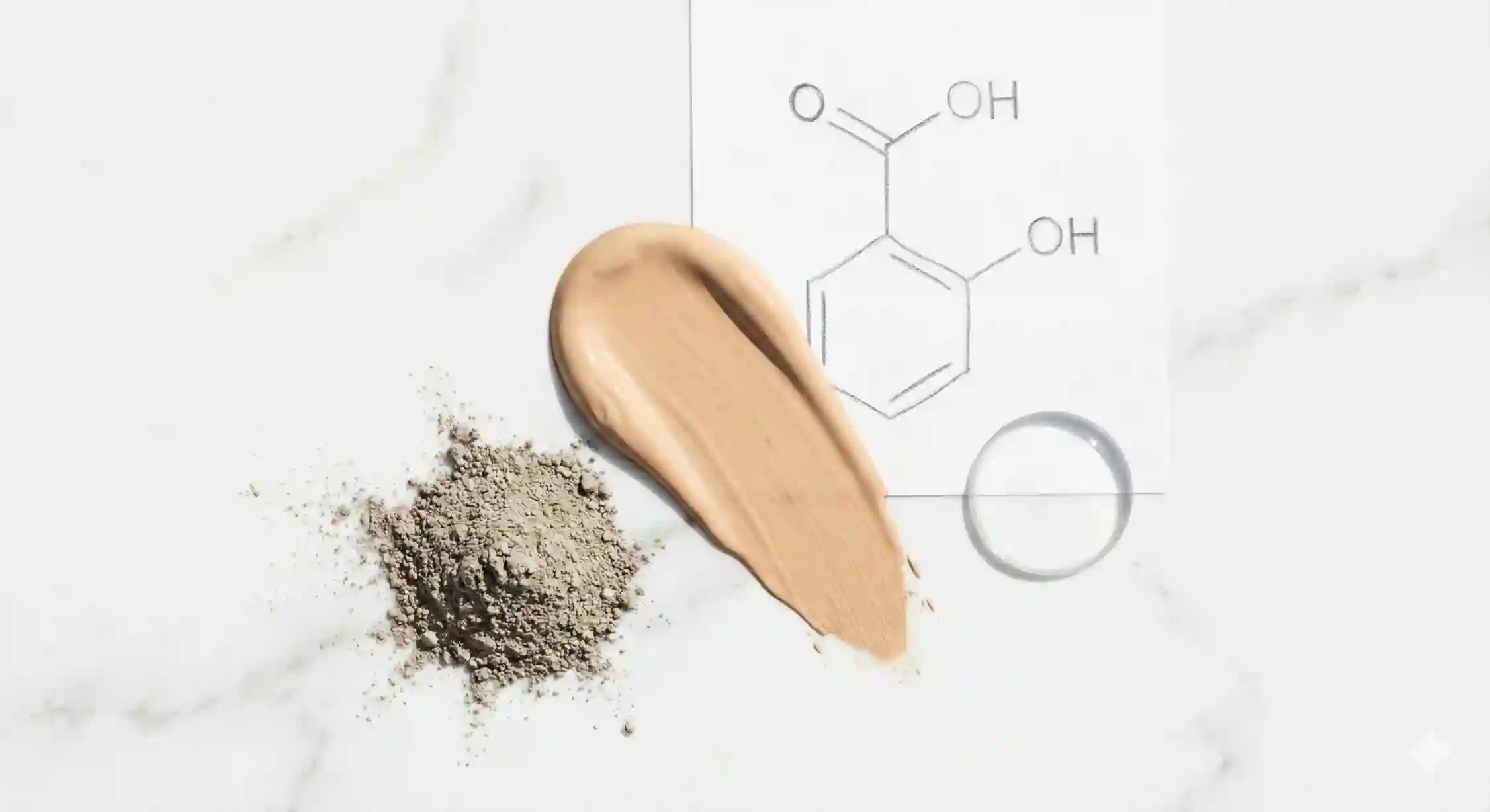 بافت کرم پودر فول کاور مخصوص پوست چرب در کنار ترکیبات کنترل کننده چربی مثل خاک رس.